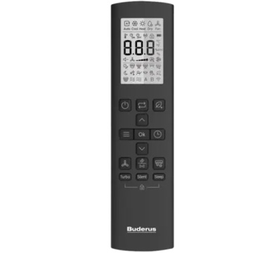 telecomandă neagră Aer Condiționat Buderus Logacool AC186i.3