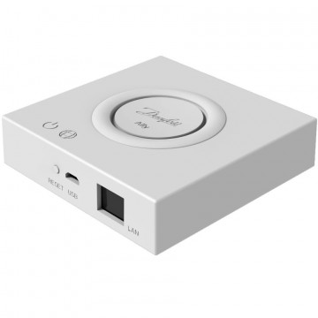 Gateway Danfoss Ally (014G2400) - Unitate Centrală Smart Home Zigbee pentru Controlul Încălzirii