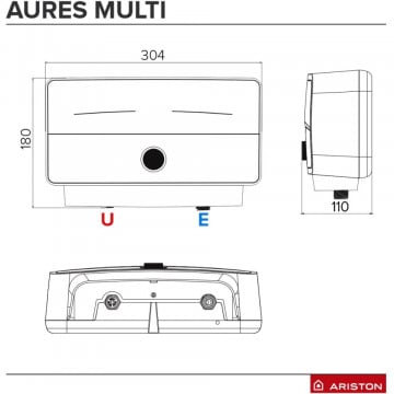 diemnsiuni Instant electric Ariston Aures Multi M 5 EU