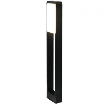 Lampa iluminat gradina 10 W IP65 6400 K alb rece V-Tac VT-33 negru lateral