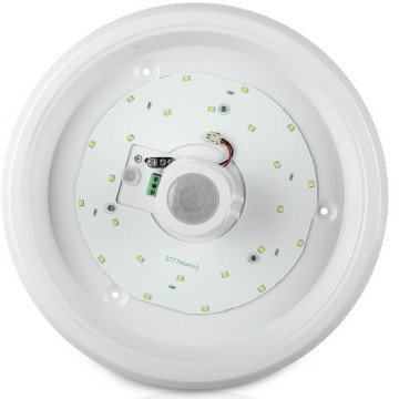 Plafoniera LED 12W Senzor miscare 4000K V-Tac VT-13 alb neutru desfacuta