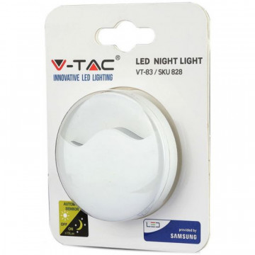 ambalaj Lampa veghe rotunda cu Senzor 4000K V-Tac VT-83 alb neutru