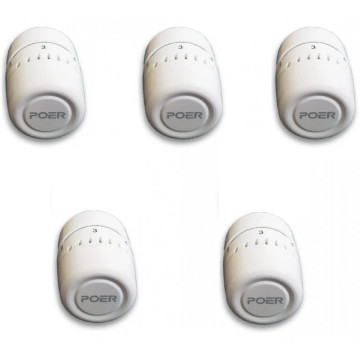 Pachet 5x Cap termostatic Poer WKT-7