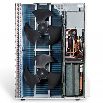 detalii unitate exterioara Pompa caldura aer-apa Bosch Compress 3400i AWS M