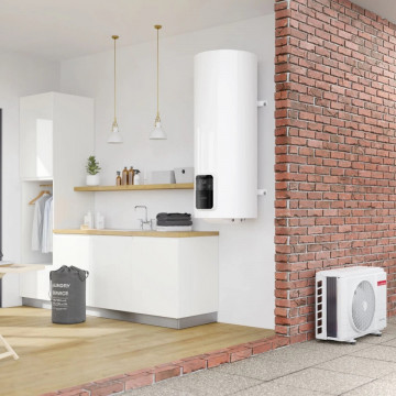 montaj Pompa de caldura de perete Ariston Nuos Split Inverter Wifi 150 pentru preparare Apa calda