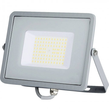 Reflector LED SMD slim V-Tac VT-56 50W 120lm/W 6400K IP65 alb | chip Samsung