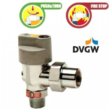 Robinet gaz de colt Antares 1/2 cu siguranta termica