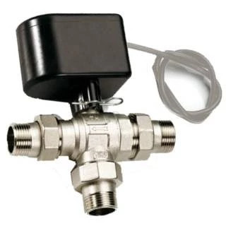 Robinet motorizat Tiemme 3 cai cu byapass 1