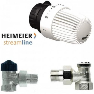 Set Heimeier Calypso cap S, ventil, robinet retur
