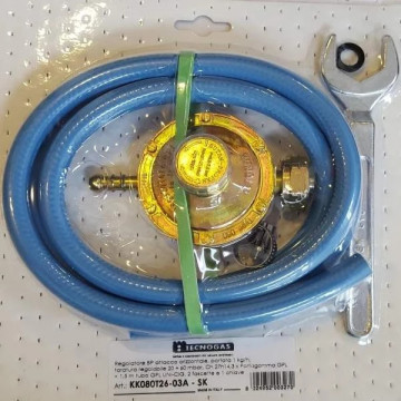Set Regulator GPL (Ceas Butelie) Tecnogas 1/2" – Conectare Sigură | Termix.ro 🛡️