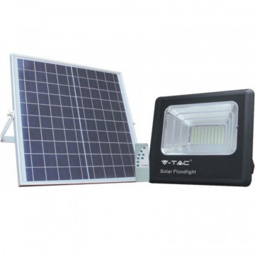 Solar Panel with LED Floodlight 12W 6000K VT-25W