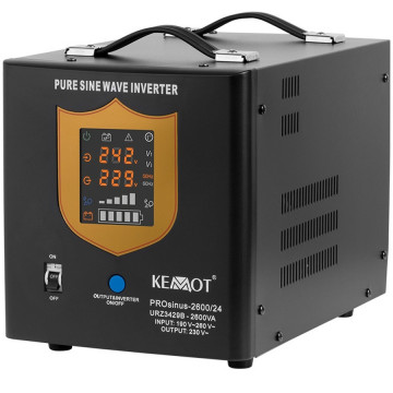 UPS Kemot Prosinus 2600/24 (1800W) Sinus Pur – Sursă Neîntreruptibilă Puternică pentru Centrală și Pompe