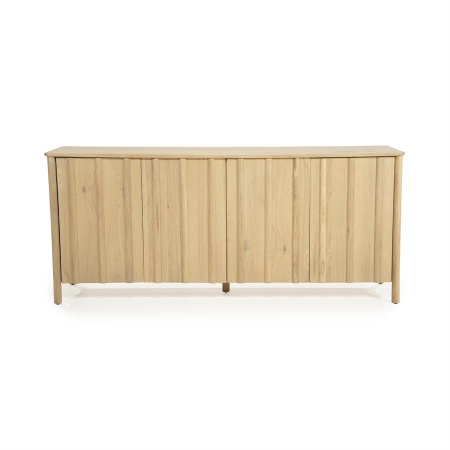 COMODA JAKE - LEMN SI FURNIR DE STEJAR - NATURAL - 183(L) x 47(l) x 80(h) cm