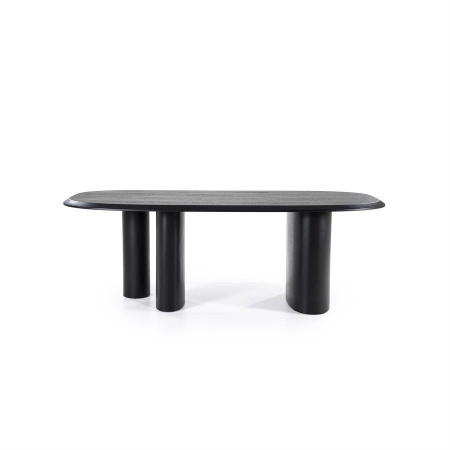 MASA DE DINING WALTER - STEJAR FIN - NEGRU - 220(L) x 76(h) x 100(l)