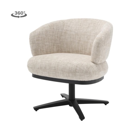 PERCA LOUNGE - ȚESĂTURĂ TED 24 ALB - 71.5(L) x 65(l) x 79(h)