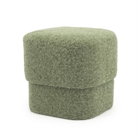 POUF KELSO - 100% POLIESTER - VERDE - 40(L) x 40(l) x 40(h)