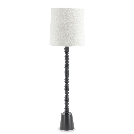 LAMPADAR PULSE - METAL/TESATURA - BEJ/NERGU - 46(L) x 159(h) x 46(l)