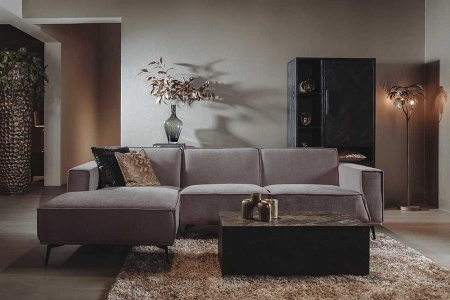 LEEDS 2 5-AR + CHAISE L - CITY 453 MOSS GRI - 280(L) x 156(l) x 81(h)