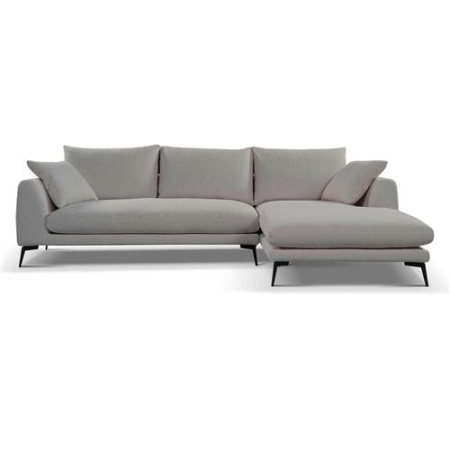 NOTTINGHAM 2 5-AL + CHAISE R - COPENHAGA 803 GRI CIMENT - 287.5(L) x 170(l) x 92(h)