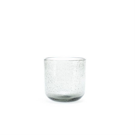 PAHAR DE APA BUBBLE - STICLA - GRI TRANSPARENT - 8.2(L) x 8.2(h) x 8.2(l)