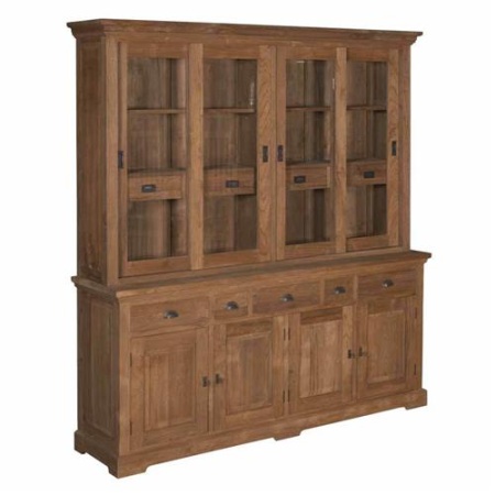 BUFET BOLOGNA - LEMN DE TEC RECICLAT - NATURAL - 204(L) x 220(h) x 50(l)