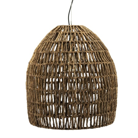 LAMPA SUSPENDATA BENTI MICA - PLANTA DE ABACA - NATURAL - 45(L) x 45(l) x 47(h)