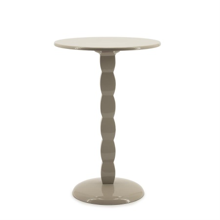 MASA LATERALA PRINZ - ALUMINIU - TAUPE - 37(L) x 37(l) x 55(h)