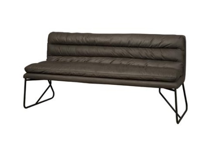 BANCA TORO 155 CABO - METAL / MATERIAL - NEGRU / ANTRACIT - 71(L) X 90(H) X 155(L)