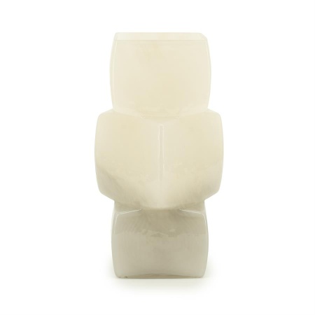 BATU - STICLĂ - BEJ - 16(L) x 16(l) x 30(h)
