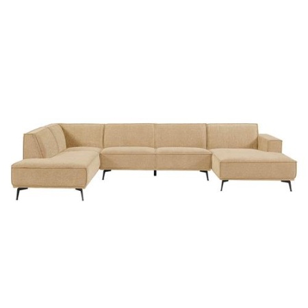 LEEDS CHAISE R - 2 5 - OTOMAN L - CITY 120 BEJ - 350(L) x 217(l) x 81(h)