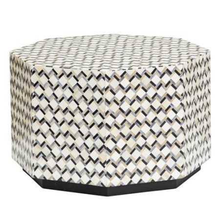 MASA LATERALA BRENDOLA - LEMN / METAL /OS - MULTICOLOR - 60(L) X 40(H) X 60(L) CM