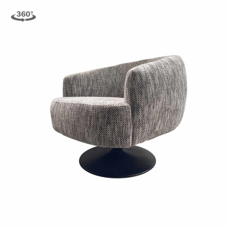 BARGA FOTOLIU - MATERIAL TED 8 ALB-GRI (PIVOTANT) - 76(L) x 82(l) x 75(h)