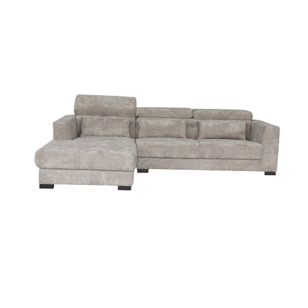 BRIGHTON CHAISE L + 3-AR - MATERIAL XS85 17 TAUPE - 281(L) x 196(l) x 76(h)