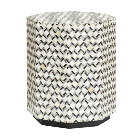MASA LATERALA BRENDOLA - LEMN / METAL /OS - MULTICOLOR - 45(L) X 55(H) X 45(L) CM