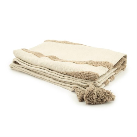PATURICA MAJANI - 95% BUMBAC 5% POLIESTER - TAUPE - 170(L) x 130(l) x 2(h)