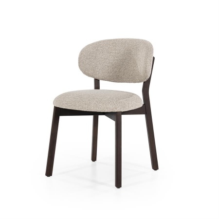 SCAUN MIKKY MOON - TESATURA SI STEJAR - TAUPE - 51(L) x 59.5(l) x 79(h) cm
