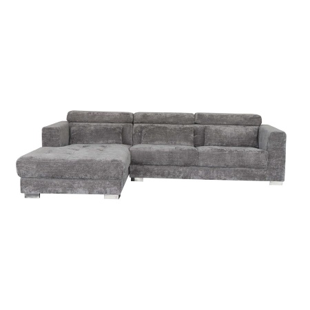 BRIGHTON CHAISE L + 3-AR - MATERIAL XS85 19 GRI DESCHIS - 281(L) x 196(l) x 76(h)