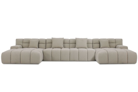 COLTAR NAPOLI ''U'' FORM - 448(L) x 80(h) x192(l) cm