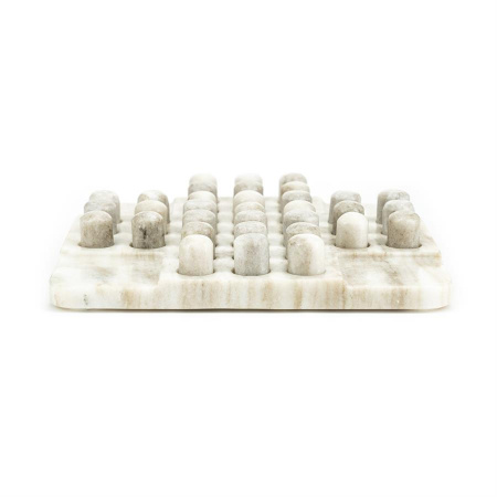 DECOR CASA - SOLITAIRE - MARMURA - BEJ - 25(L) x 5(h) x 25(l)