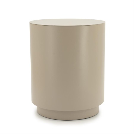 MASA LATERALA MESITA - FIER - TAUPE - 37(L) x 37(l) x 45(h)