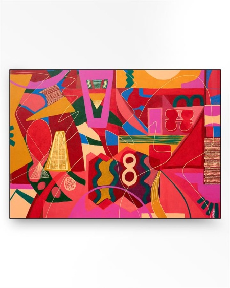 TABLOU - O NOAPTE DE JAZZ MEDIU - 110 X 145 (CM)