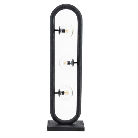 LAMPADAR ERIS - MANGO & STICLA - NEGRU - 35(L) x 118(h) x 20(l)