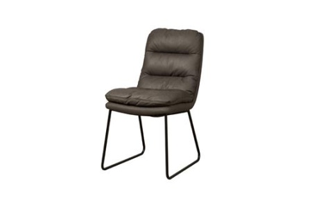 SCAUN TORO CABO - METAL / MATERIAL - NEGRU / ANTRACIT - 72(L) X 90(H) X 48(L)