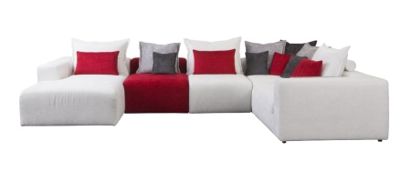 COLTAR MODULAR CORFU - (LCH + 1M + 1M + E + 1P) - 417(L) x 90(h) x 238(l) (cm)