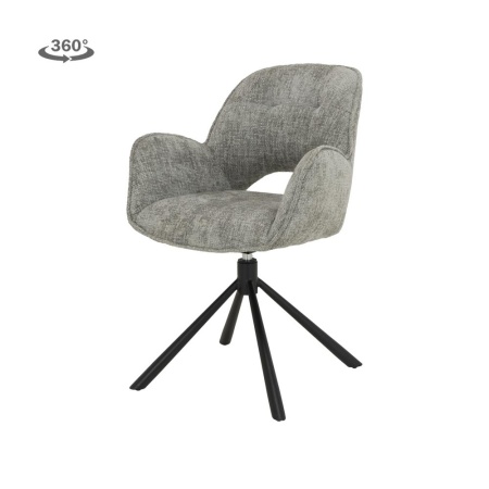 ISOLA - MATERIAL HAGA 09 ARGINTIU (PIVOTANT) - 63(L) x 64(l) x 89(h)