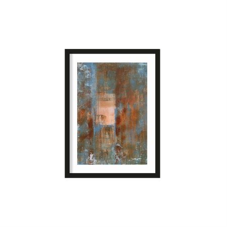 TABLOU - BLUE OCKER ABSTRACT - 50 X 70 (CM)