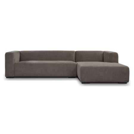 GLASGOW 2 5-AL + CHAISE R - ENJOY 456 IRON GRI - 311(L) x 164(l) x 71(h)