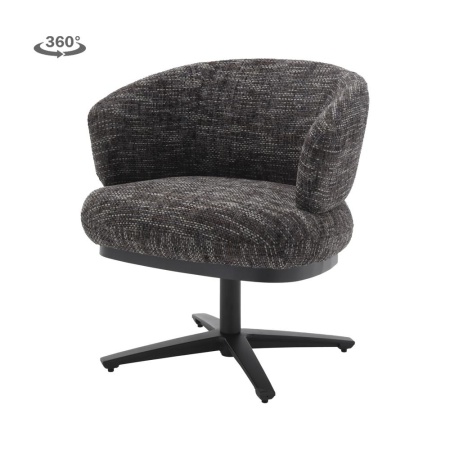 PERCA LOUNGE - MATERIAL TED 17 ALBASTRU-GRI - 71.5(L) x 65(l) x 79(h)