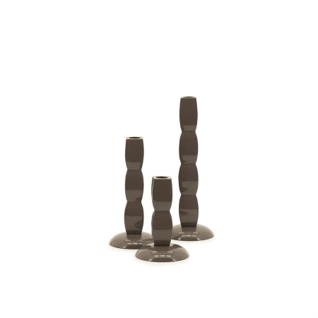SUPORT PENTRU LUMANARI PRINZ - ALUMINIU - TAUPE - 10(L) x 10(l) x 28(h) / 10(l) x 10(L) x 21(h) / 10(L) x 10(l) x 15(h)