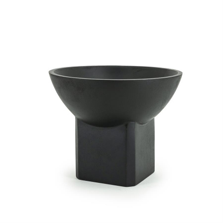 DECOR CASA - BORA MEDIU - LEMN DE MANGO [FSC] - NEGRU - 20(L) x 16(h) x 20(l)